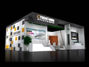 创潮流卫浴展台模型