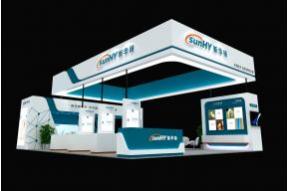 新华扬生物化工医药展台模型