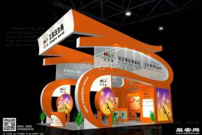 沃尔得化工展览模型图片