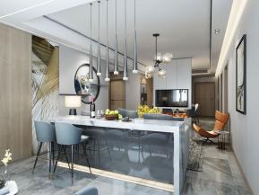 客厅餐厅3D模型