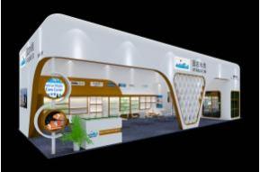 国志水簇展览设计模型图片