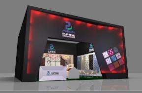 巴萨壁纸展览模型