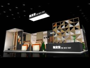 兔宝宝地板展台模型