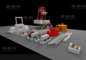 石油展机械模型