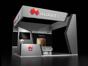 华为国外展台模型