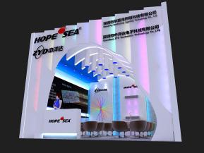 富阳照明展台模型