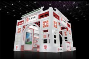 九龙电机 展位模型 展览图