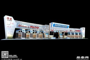 福建厦门展台模型图片