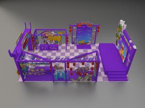 统一老坛路演美陈活动展台