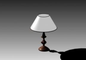 台灯3D模型