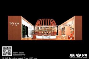 红酒展位设计模型图片