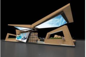 国外高端体育用品展台设计