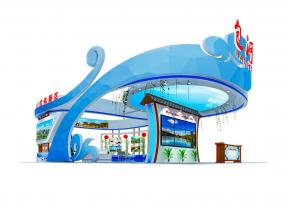 庐阳区包河展台模型