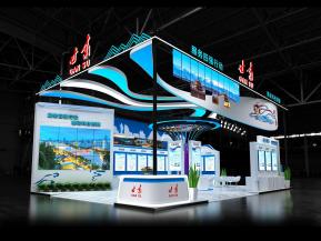 甘肃政府展展台模型