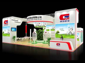 成功纸业展览模型