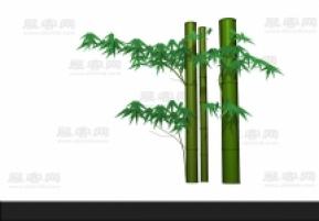 竹子3D模型