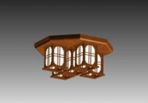 吸顶灯3D模型