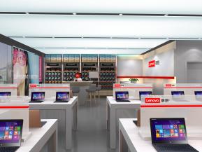 商业空间设计|联想店面效果图