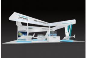 隆华直升机展览模型