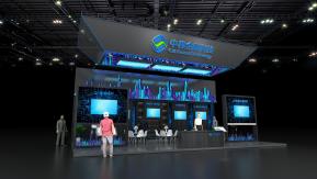 中移金融展览模型