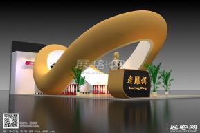 老凤祥珠宝展台模型效果图