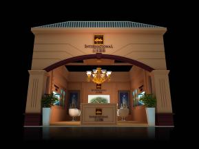 山水国际展览模型