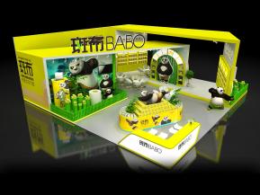 斑布新材料展览模型