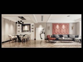 客厅餐厅3D模型