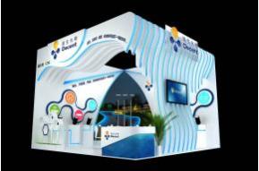 迪生光电展台设计模型图片