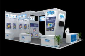 迪宝电子展台模型图片