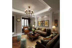 美式客餐厅3D模型图片