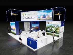 帝豪中欧物流展览模型