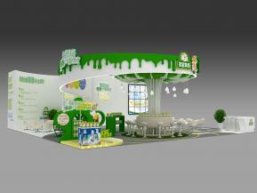 御宝羊奶展台模型