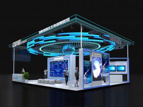 亿信华辰120平方展览模型