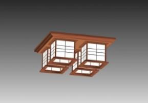 吸顶灯3D模型