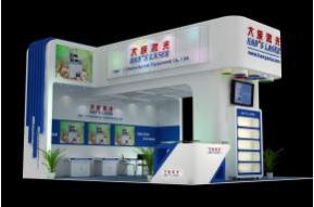 大族激光展台模型图片
