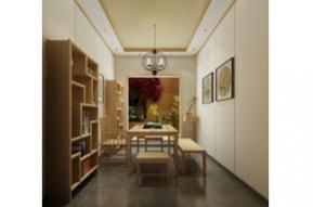 新中式别墅地下室茶室