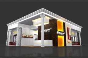 品森门业展台模型