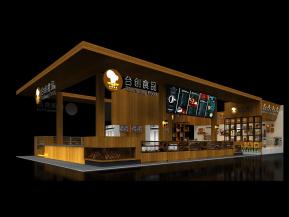 台创食品展览模型