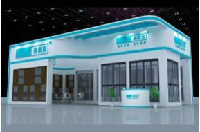 圣莱克门业展台模型图片