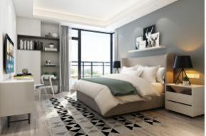 北欧卧室3D模型效果图