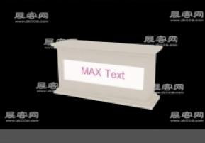 欧式接待台3D模型