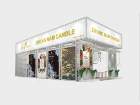 中南烛业展台模型