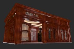 恒信门业展览模型