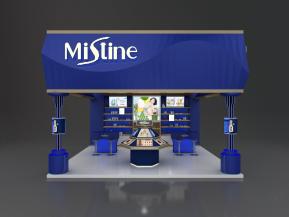 MISTINE展台模型