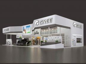 格力双层展台模型