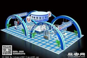 珠江钢管展览模型