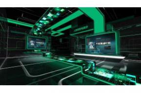 北京电力科技展厅模型效果图