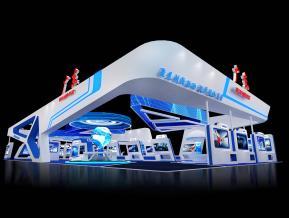 广东政府科技展台3D模型