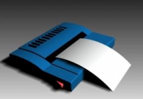 传真机3D模型